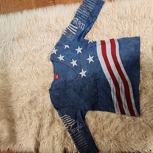 Glima We The People Statue of Liberty New York Made in the USA Shirt M